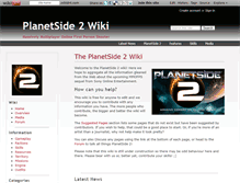 Tablet Screenshot of planetside2.wikidot.com