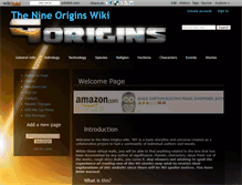 Tablet Screenshot of nineorigins.wikidot.com