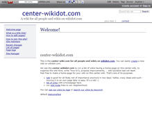 Tablet Screenshot of center.wikidot.com