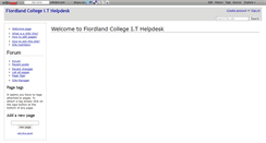 Desktop Screenshot of fiordlandcollege.wikidot.com