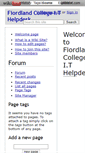 Mobile Screenshot of fiordlandcollege.wikidot.com