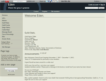 Tablet Screenshot of edenguild.wikidot.com