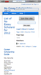 Mobile Screenshot of noessayscholarships.wikidot.com