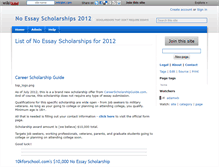 Tablet Screenshot of noessayscholarships.wikidot.com