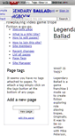 Mobile Screenshot of legendaryballad.wikidot.com