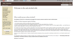 Desktop Screenshot of anti-alcohol.wikidot.com