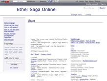 Tablet Screenshot of ethersagaonline.wikidot.com