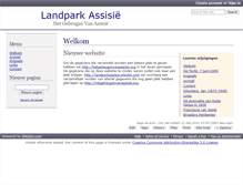Tablet Screenshot of landparkassisie.wikidot.com