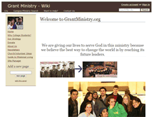 Tablet Screenshot of grantministry.wikidot.com