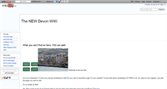Desktop Screenshot of devon.wikidot.com