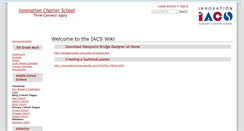 Desktop Screenshot of innovationcharterschool.wikidot.com