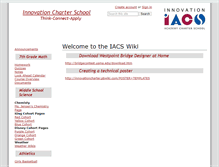 Tablet Screenshot of innovationcharterschool.wikidot.com