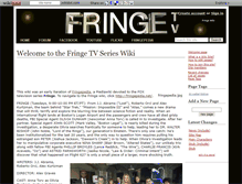 Tablet Screenshot of fringetv.wikidot.com