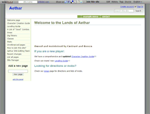 Tablet Screenshot of aethar.wikidot.com