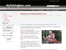 Tablet Screenshot of myfishingbox.wikidot.com