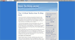 Desktop Screenshot of how-to-stop-acne.wikidot.com