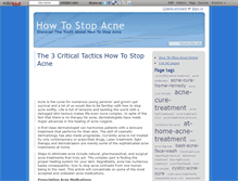 Tablet Screenshot of how-to-stop-acne.wikidot.com