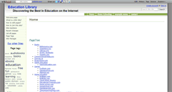 Desktop Screenshot of educationlibrary.wikidot.com
