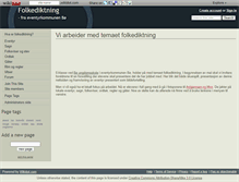 Tablet Screenshot of folkediktning.wikidot.com