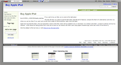 Desktop Screenshot of buyappleipad.wikidot.com