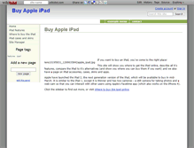 Tablet Screenshot of buyappleipad.wikidot.com