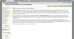 Desktop Screenshot of darkness-ascending.wikidot.com