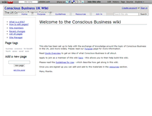 Tablet Screenshot of consciousbusiness.wikidot.com