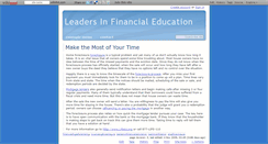 Desktop Screenshot of leadersinfinancialeducations.wikidot.com