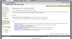 Desktop Screenshot of iliketrees.wikidot.com