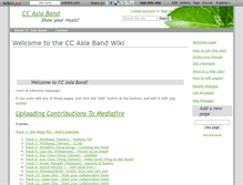 Tablet Screenshot of ccasiaband.wikidot.com