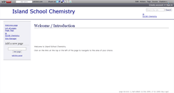 Desktop Screenshot of islandchemistry.wikidot.com