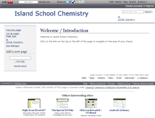 Tablet Screenshot of islandchemistry.wikidot.com