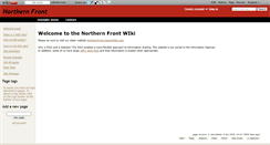 Desktop Screenshot of northernfront.wikidot.com
