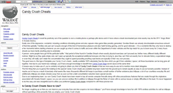 Desktop Screenshot of candycrushcheats.wikidot.com