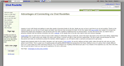 Desktop Screenshot of chat-roulette.wikidot.com