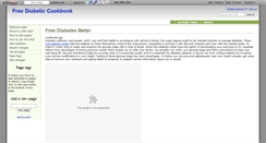 Desktop Screenshot of freediabeticcookbook5.wikidot.com