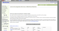 Desktop Screenshot of mainframes.wikidot.com