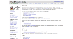 Desktop Screenshot of decktet.wikidot.com