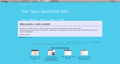Desktop Screenshot of fof-tm-meteorito.wikidot.com