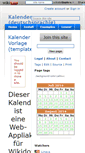 Mobile Screenshot of calendars-de.wikidot.com
