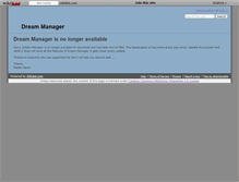 Tablet Screenshot of dreammanager.wikidot.com