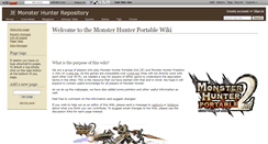 Desktop Screenshot of monster-hunter.wikidot.com