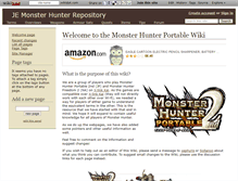 Tablet Screenshot of monster-hunter.wikidot.com
