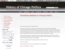 Tablet Screenshot of chicagopolitics.wikidot.com