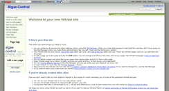 Desktop Screenshot of algaecontrol.wikidot.com