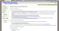 Desktop Screenshot of affiliate-bully-review.wikidot.com
