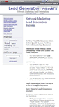Mobile Screenshot of networkmarketingleadgeneration.wikidot.com