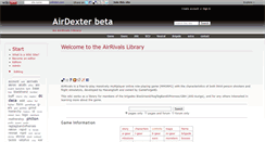 Desktop Screenshot of airdexter.wikidot.com