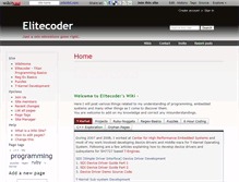 Tablet Screenshot of elitecoder.wikidot.com