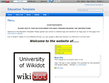 Tablet Screenshot of education-template.wikidot.com